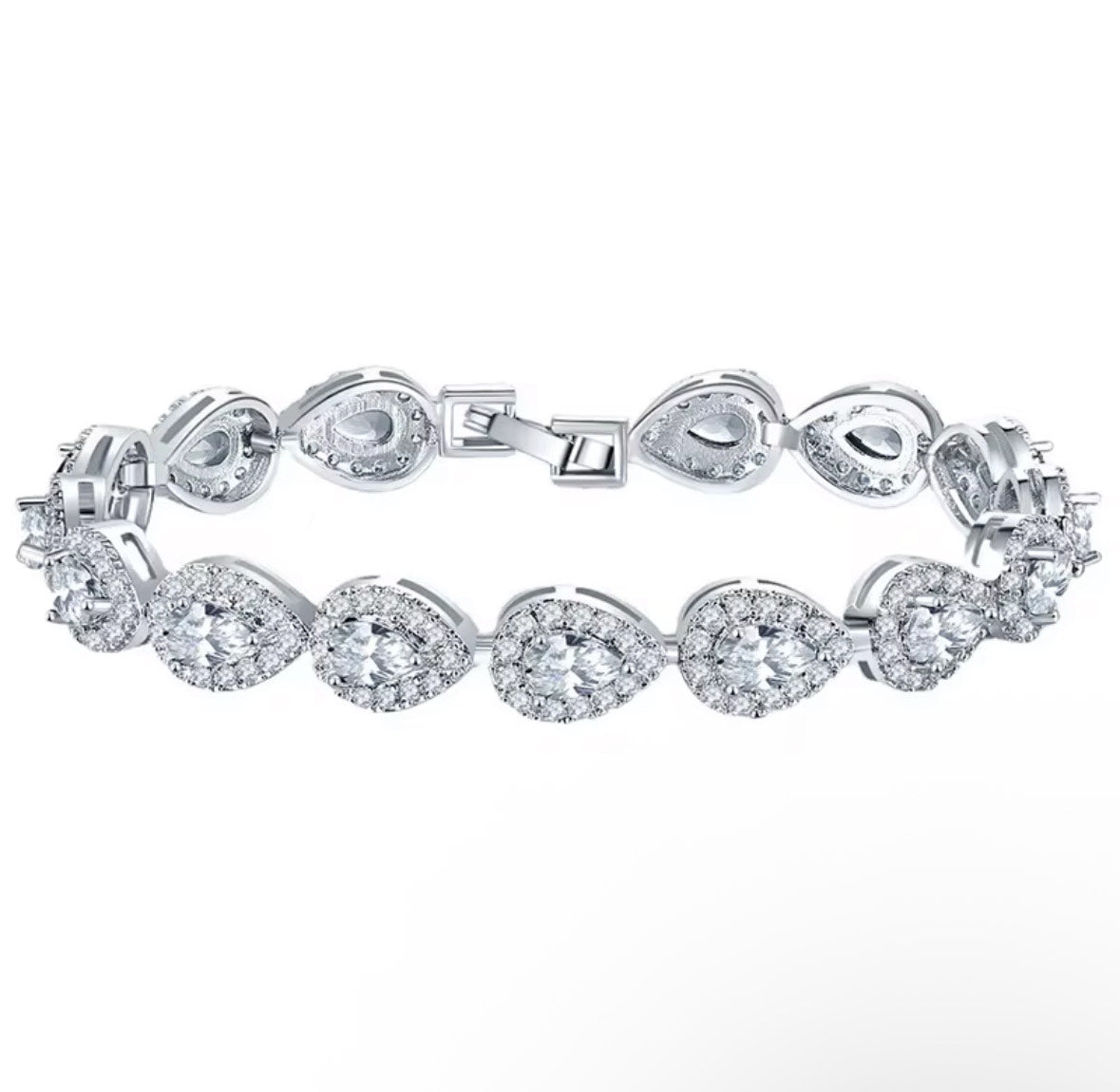 Royal Crimson Tear Drop Bracelet (Unisex)