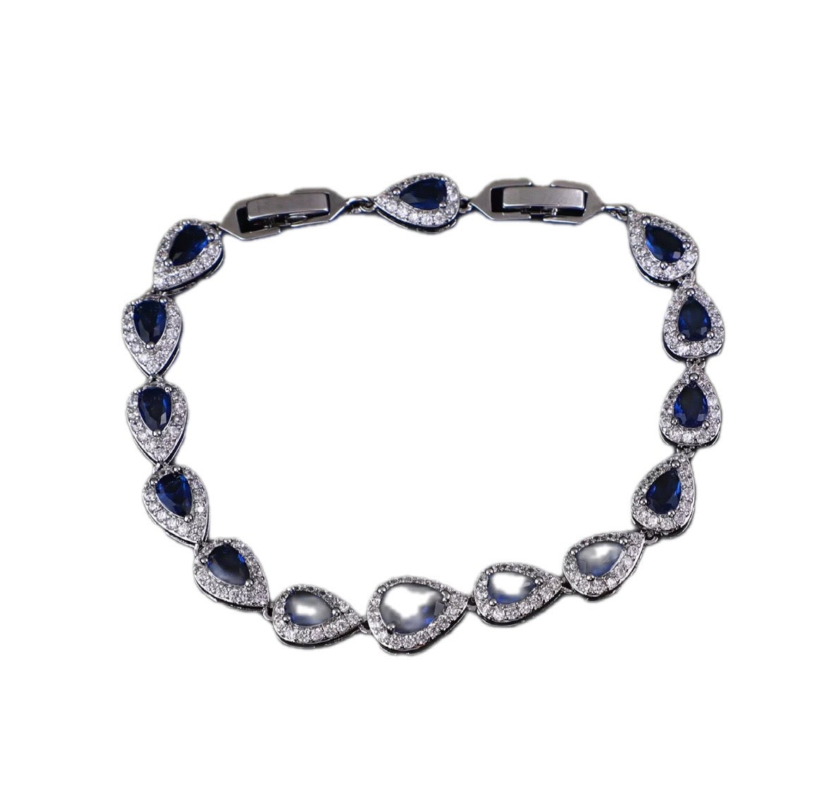 Royal Crimson Tear Drop Bracelet (Unisex)