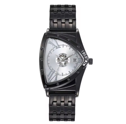 ⏱️ TriLux Phantom Watch – Noirlink Edition