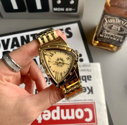 ✨ Royal Gold – polished champagne gold finish