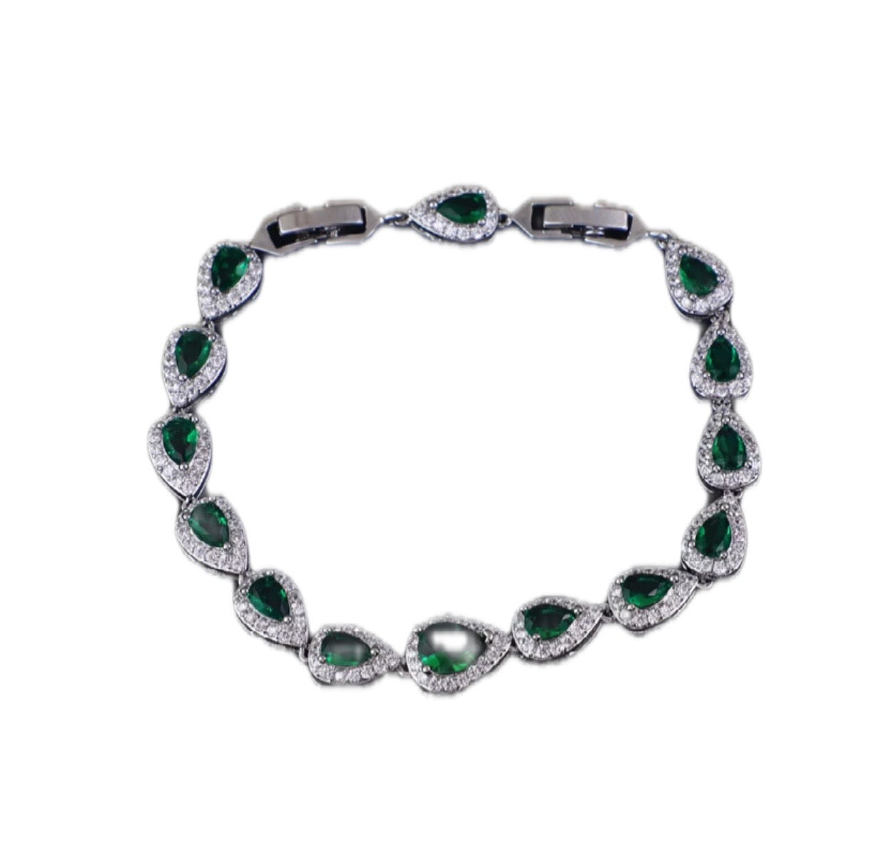 Royal Crimson Tear Drop Bracelet (Unisex)