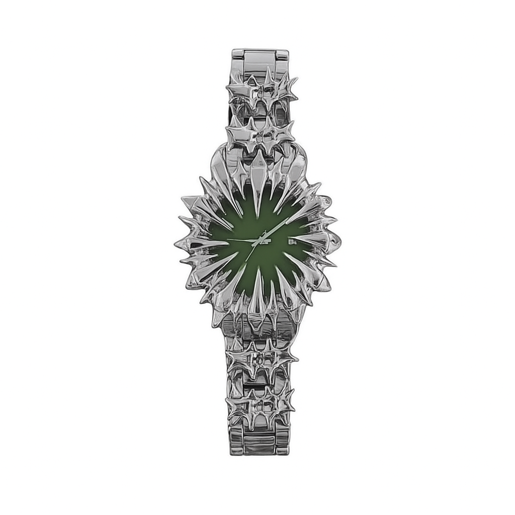 The Vortex Timepiece – Emerald Steel Edition
